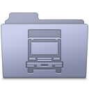 Transmit Folder Lavender Icon 128x128 png